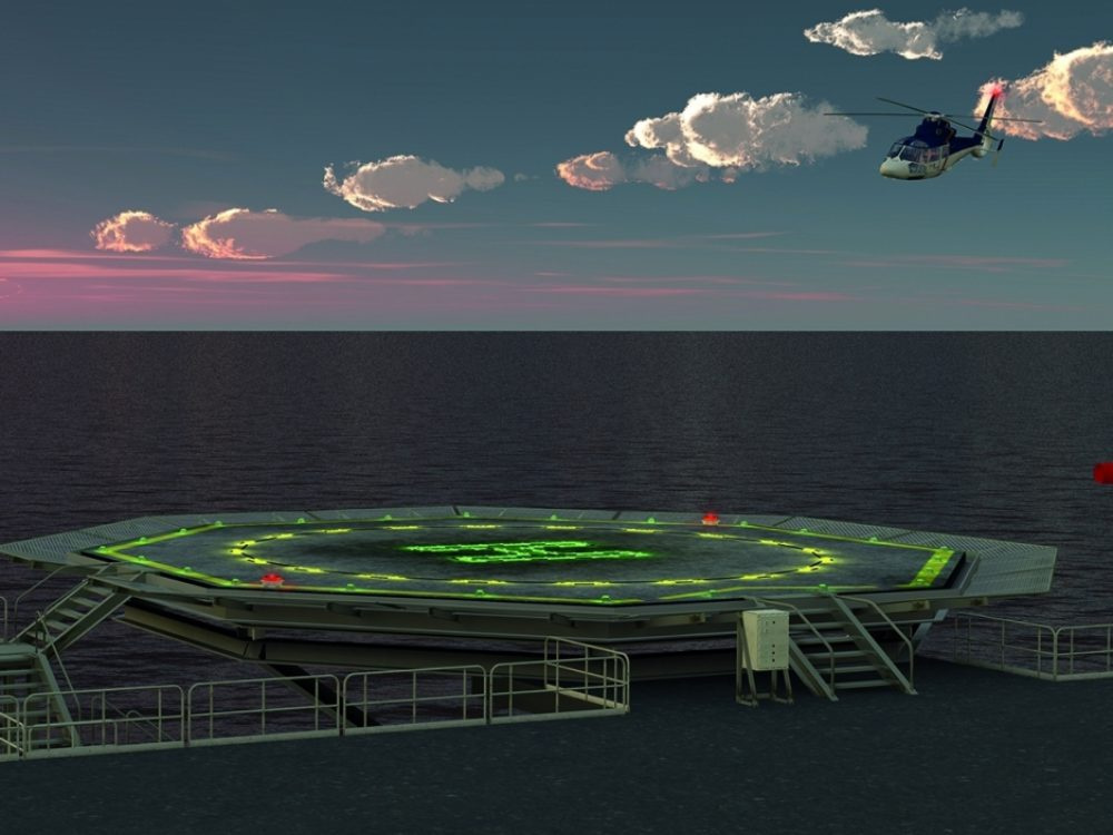 چراغ هلی پد